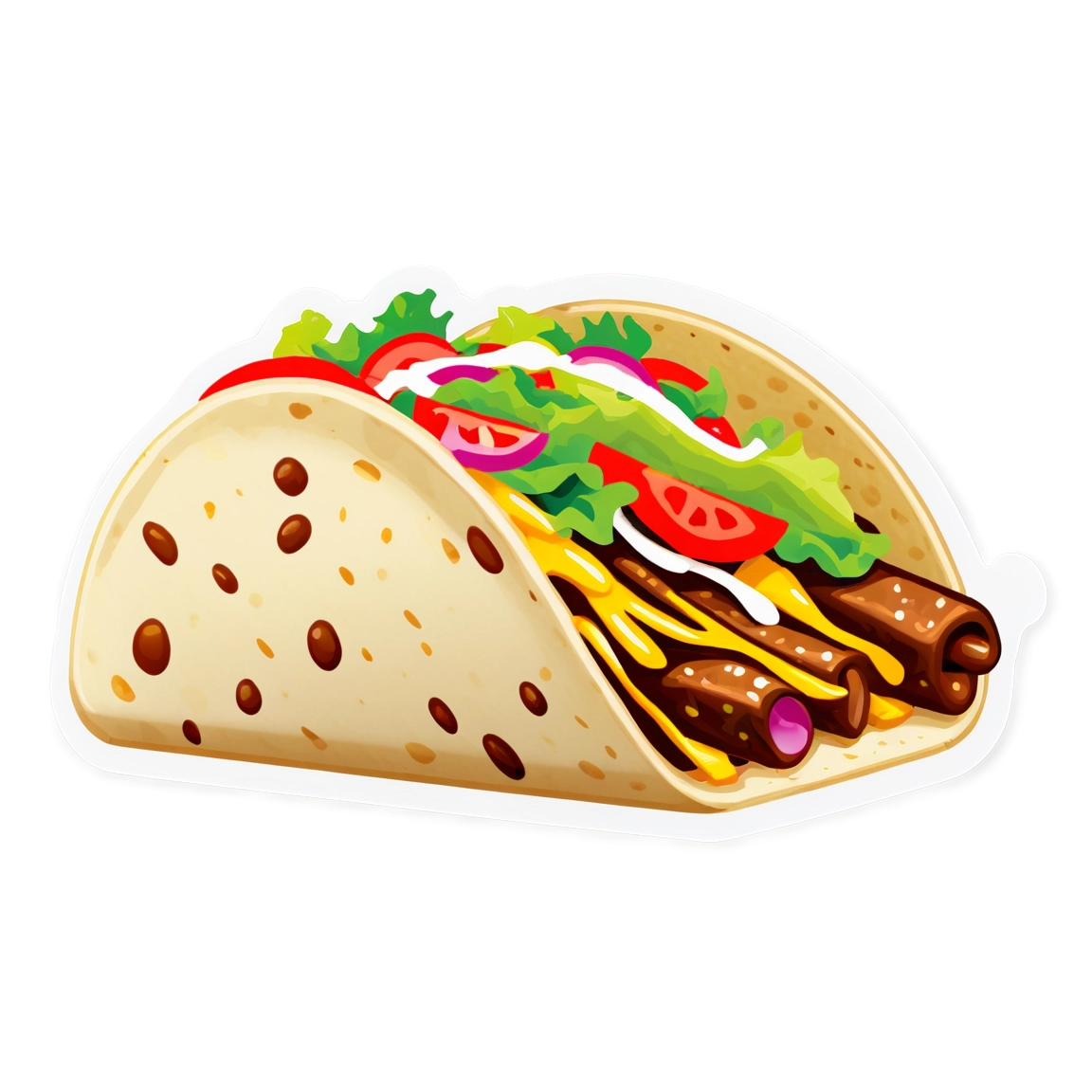taco sticker